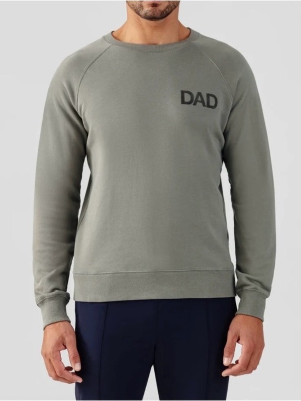 Ron Dorff Organic Cotton Sweatshirt DAD Green Crewneck Size Large